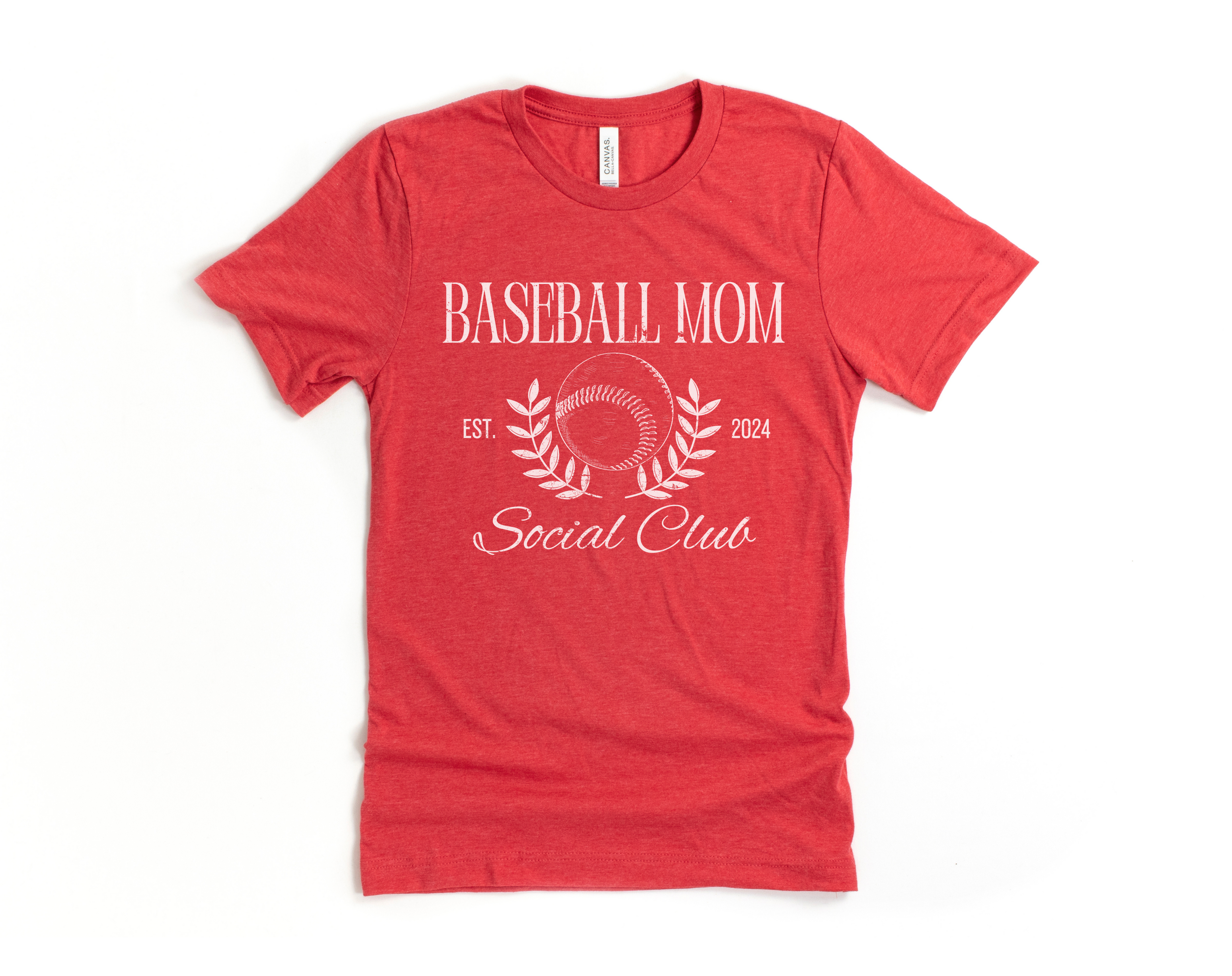 Baseball Mom Social Club Short Sleeve Tee