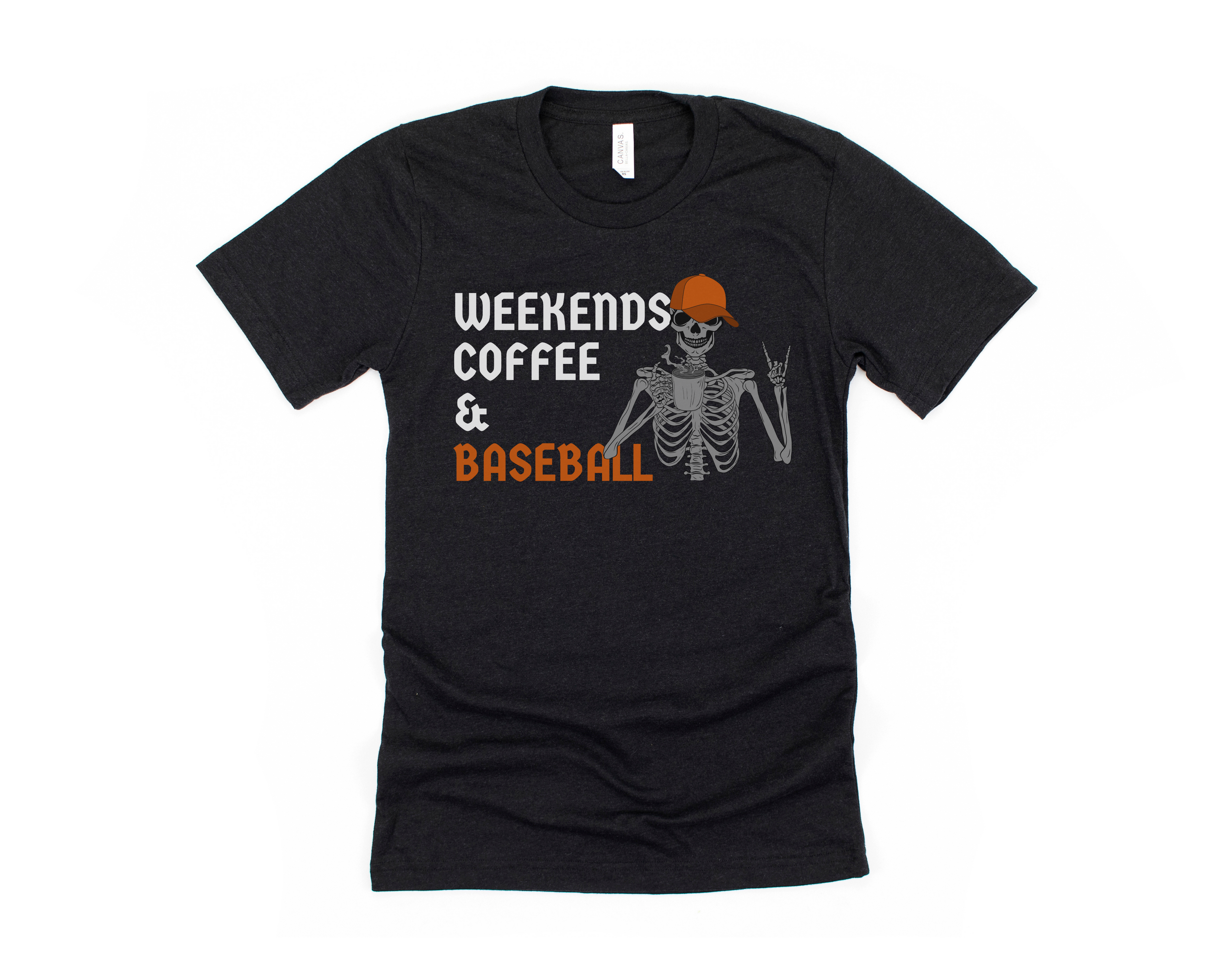 Weekends, Coffee &amp; Baseball Short Sleeve Tee