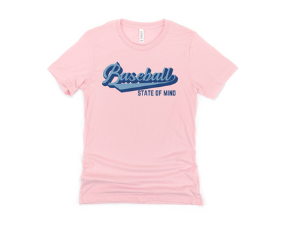 Baseball State of Mind Short Sleeve Tee