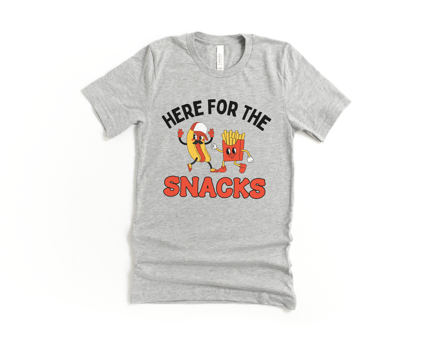 Here For The Snacks Short Sleeve Tee