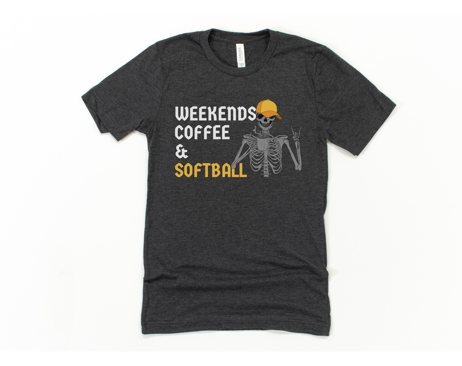 Weekends, Coffee &amp; Softball Short Sleeve Tee