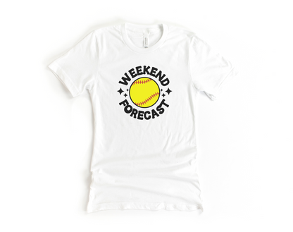 Softball Weekend Forecast Short Sleeve Tee