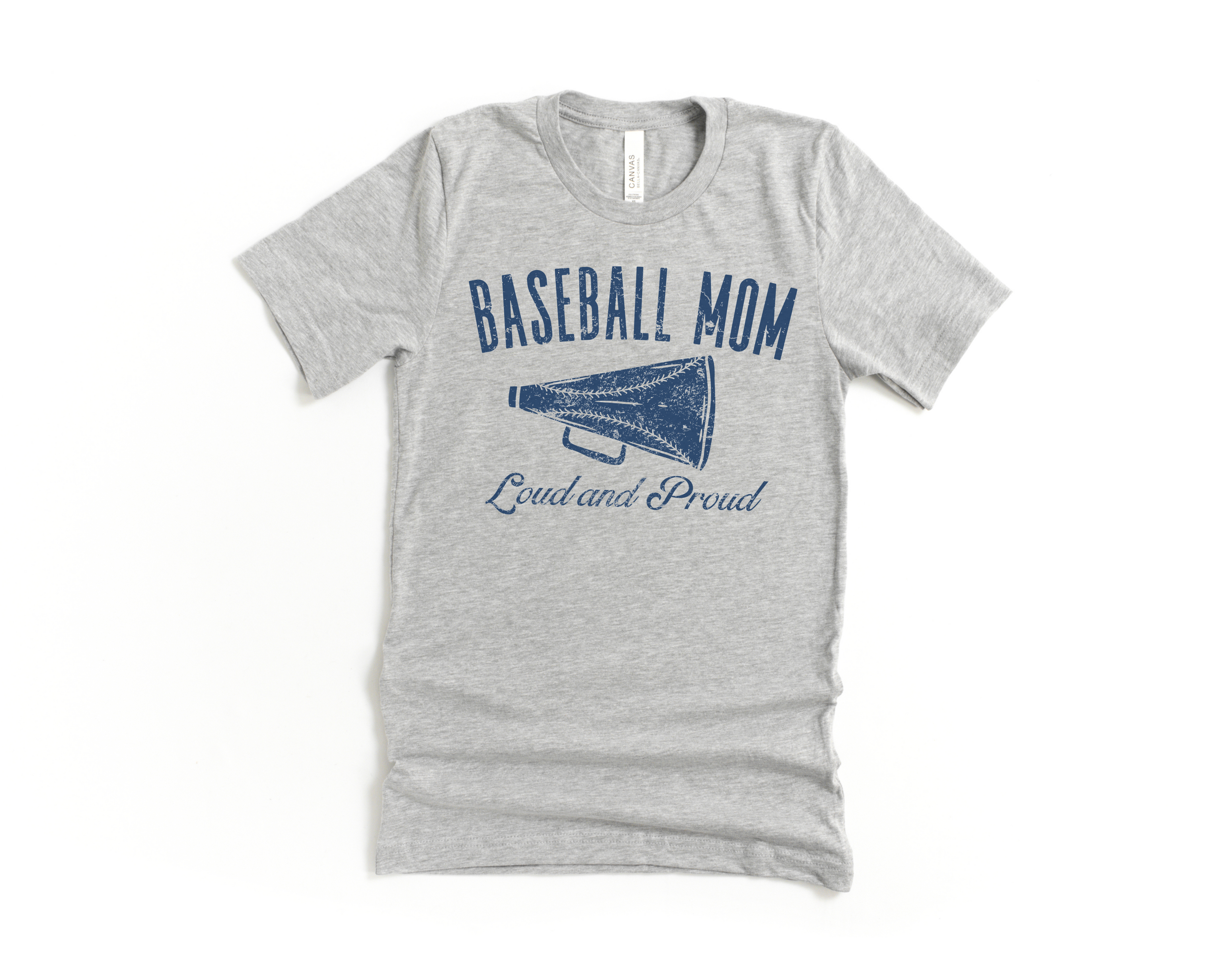 Baseball Mom: Loud and Proud Short Sleeve Tee