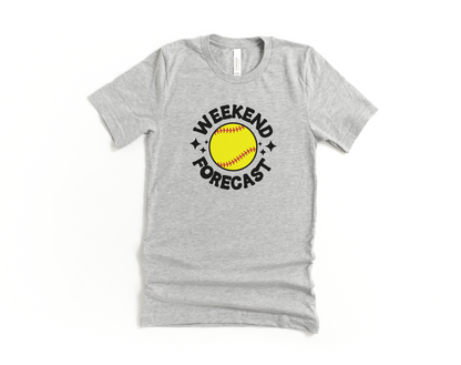 Softball Weekend Forecast Short Sleeve Tee