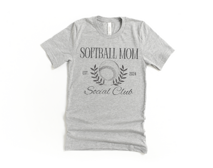 Softball Mom Social Club Short Sleeve Tee