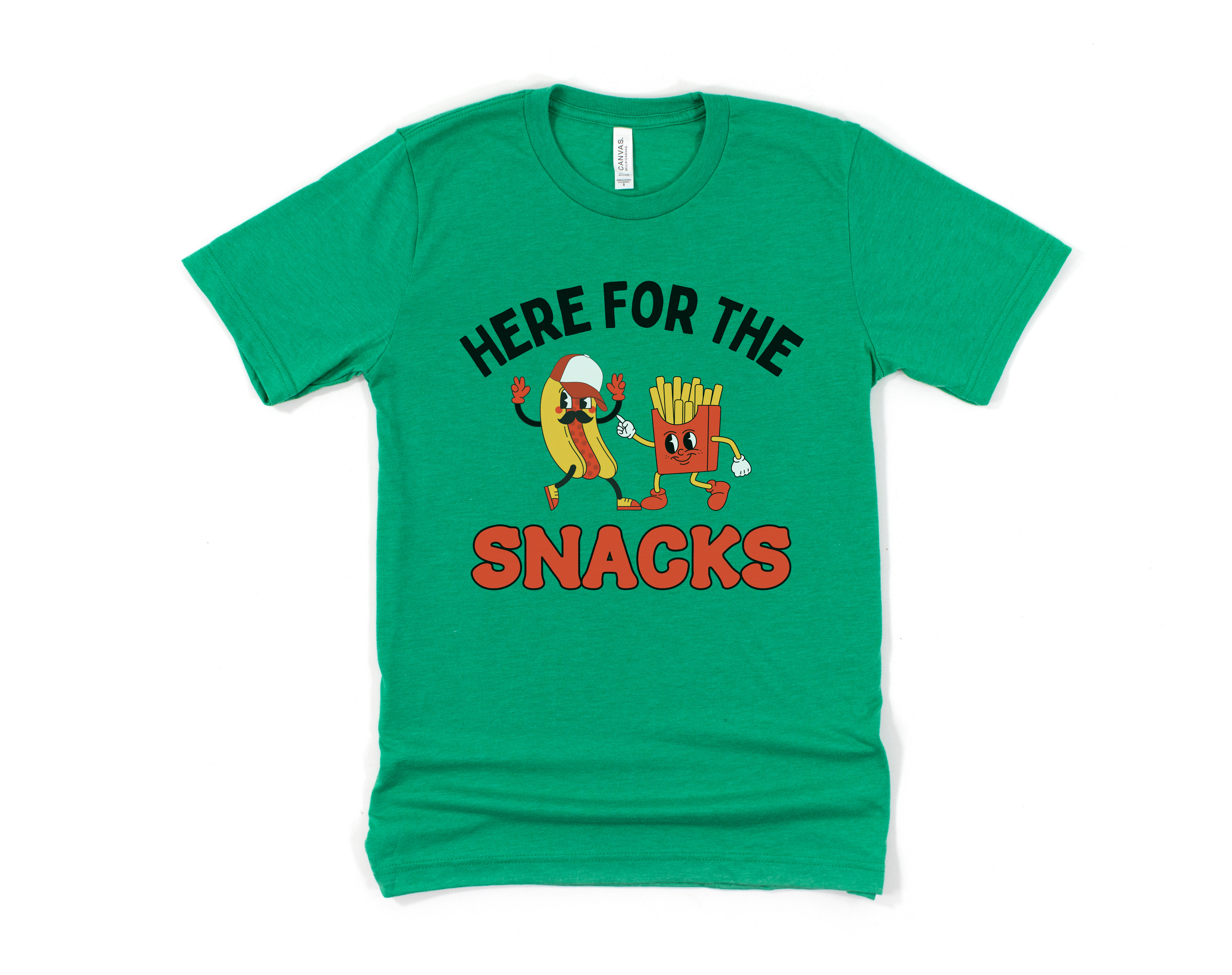 Here For The Snacks Short Sleeve Tee