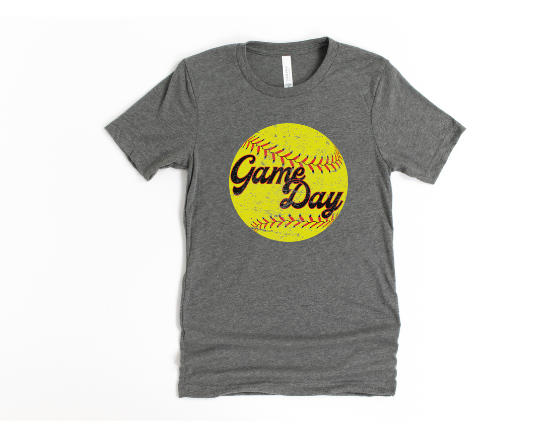 Softball Game Day Short Sleeve Tee