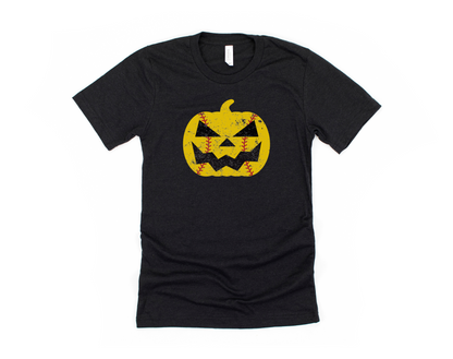 Softball Pumpkin Smash Short Sleeve Tee