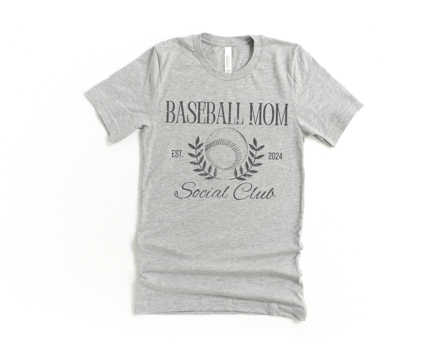 Baseball Mom Social Club Short Sleeve Tee