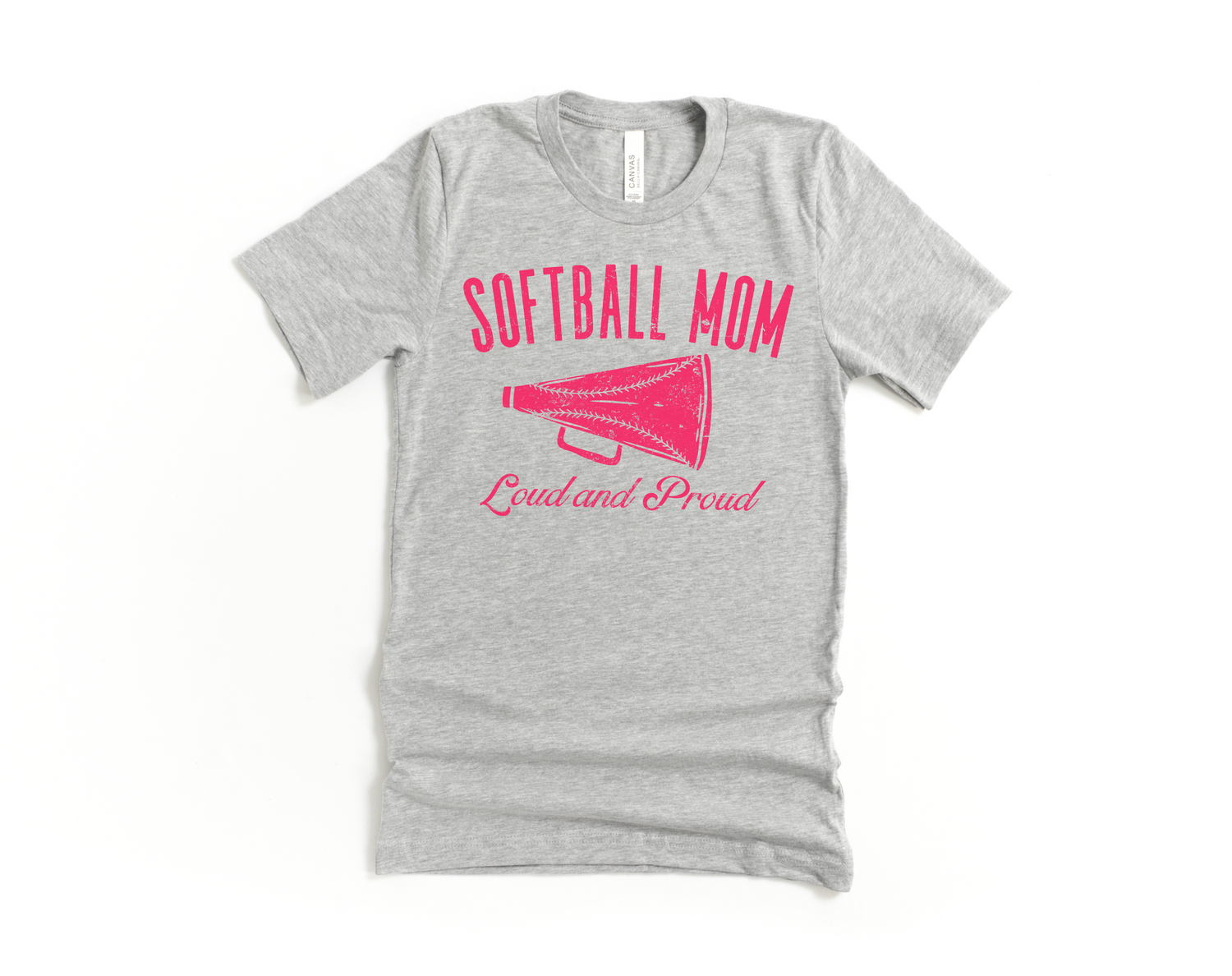 Softball Mom: Loud and Proud Short Sleeve Tee