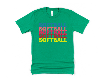 Softball Short Sleeve Tee