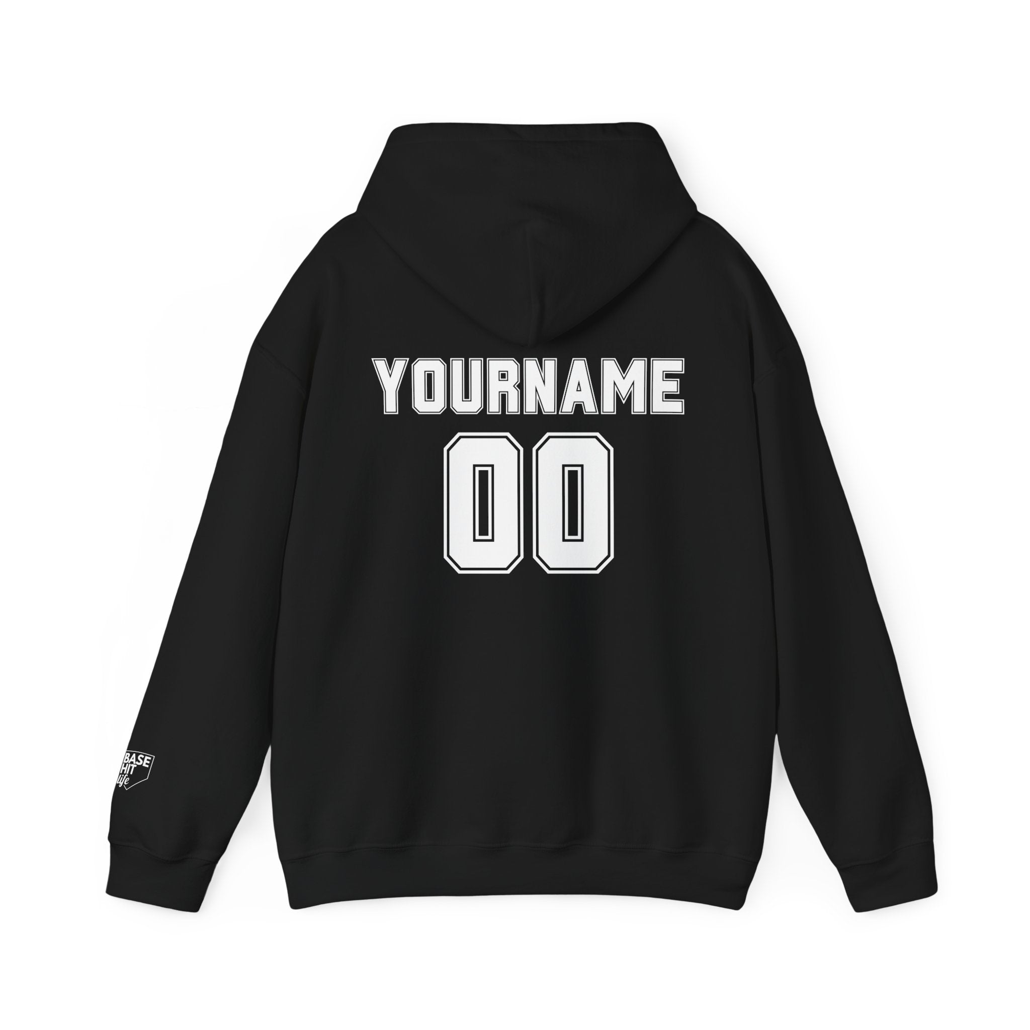 Custom Baseball-Softball Player Name and Number Hoodie