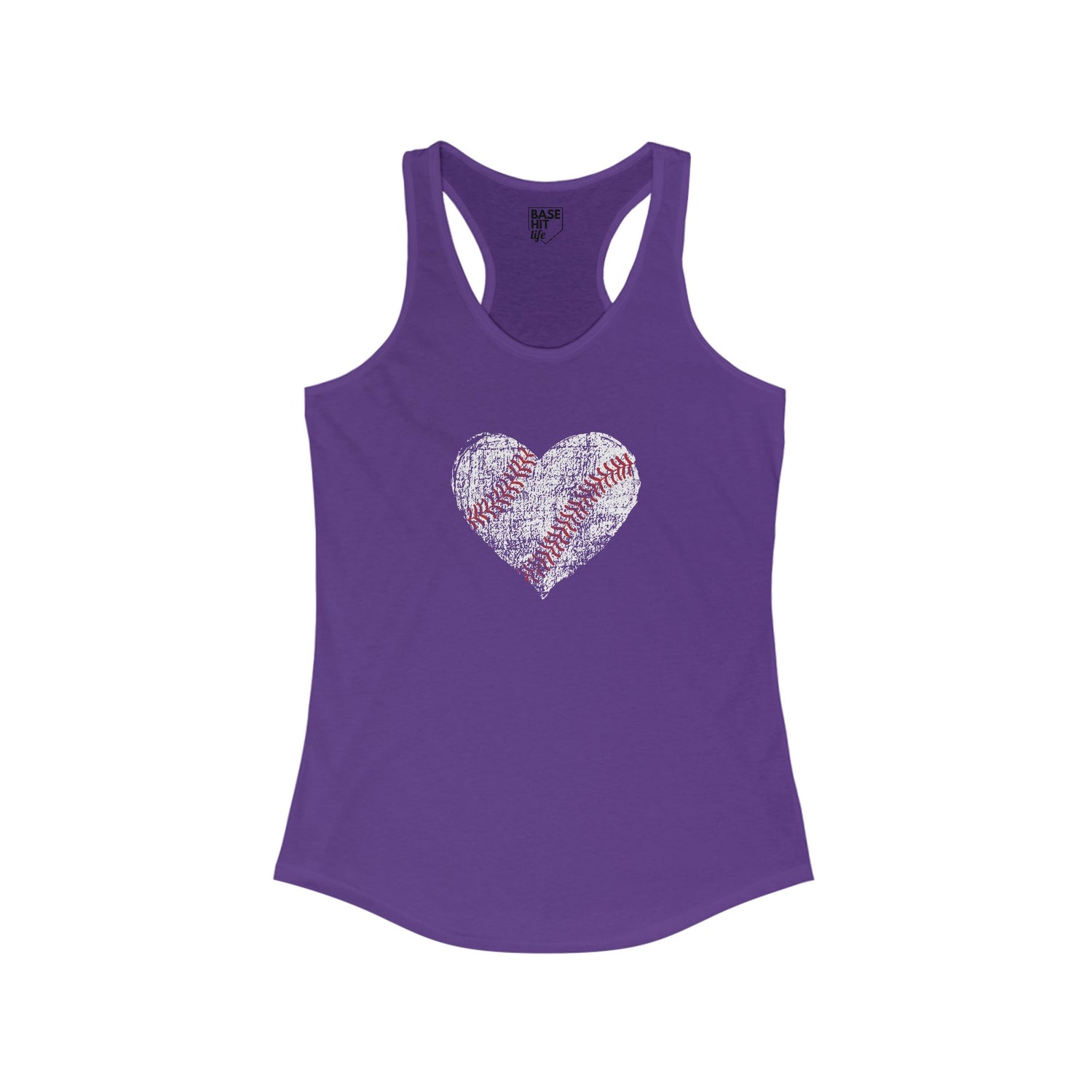 Baseball Heart Racerback Tank