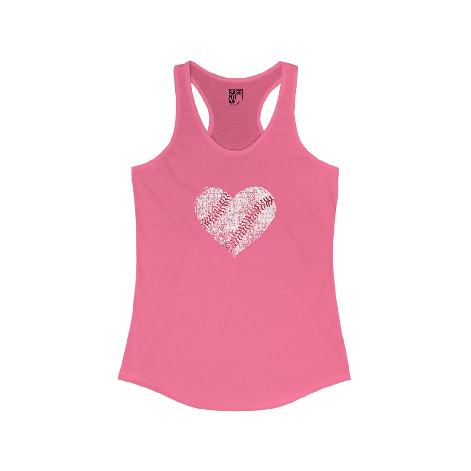 Baseball Heart Racerback Tank