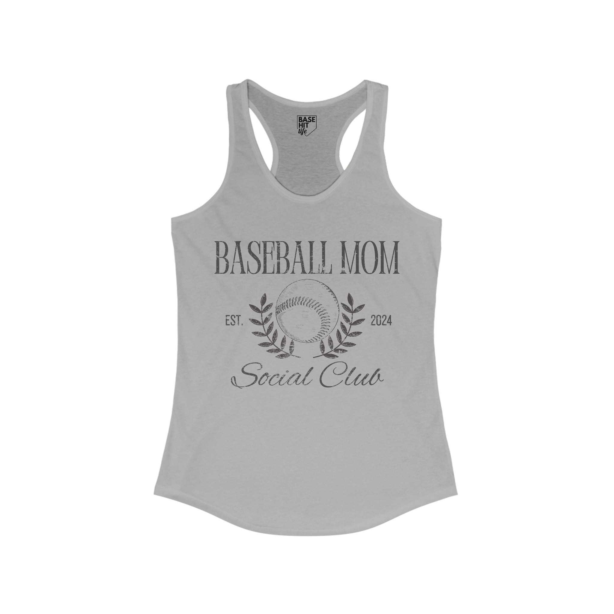 Baseball Mom Social Club Racerback Tank