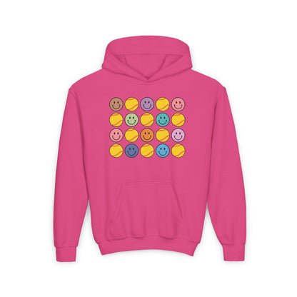 Youth Smiles and Softballs Hoodie