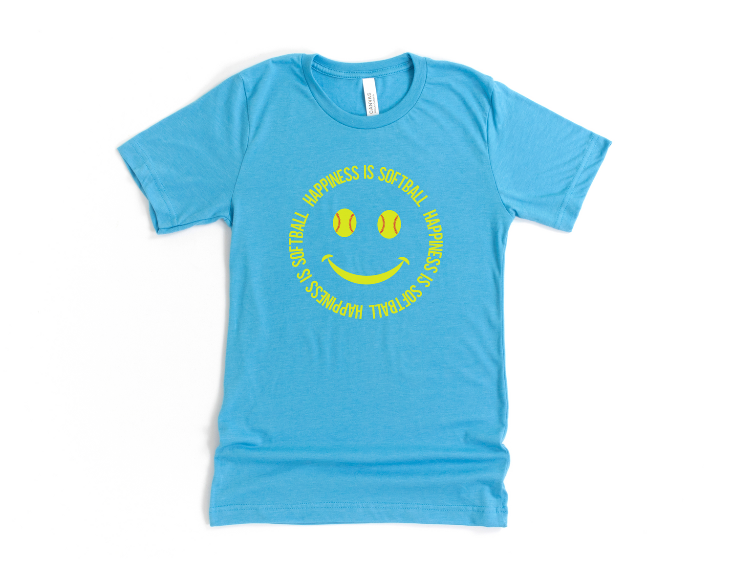 Happiness is Softball Short Sleeve Tee