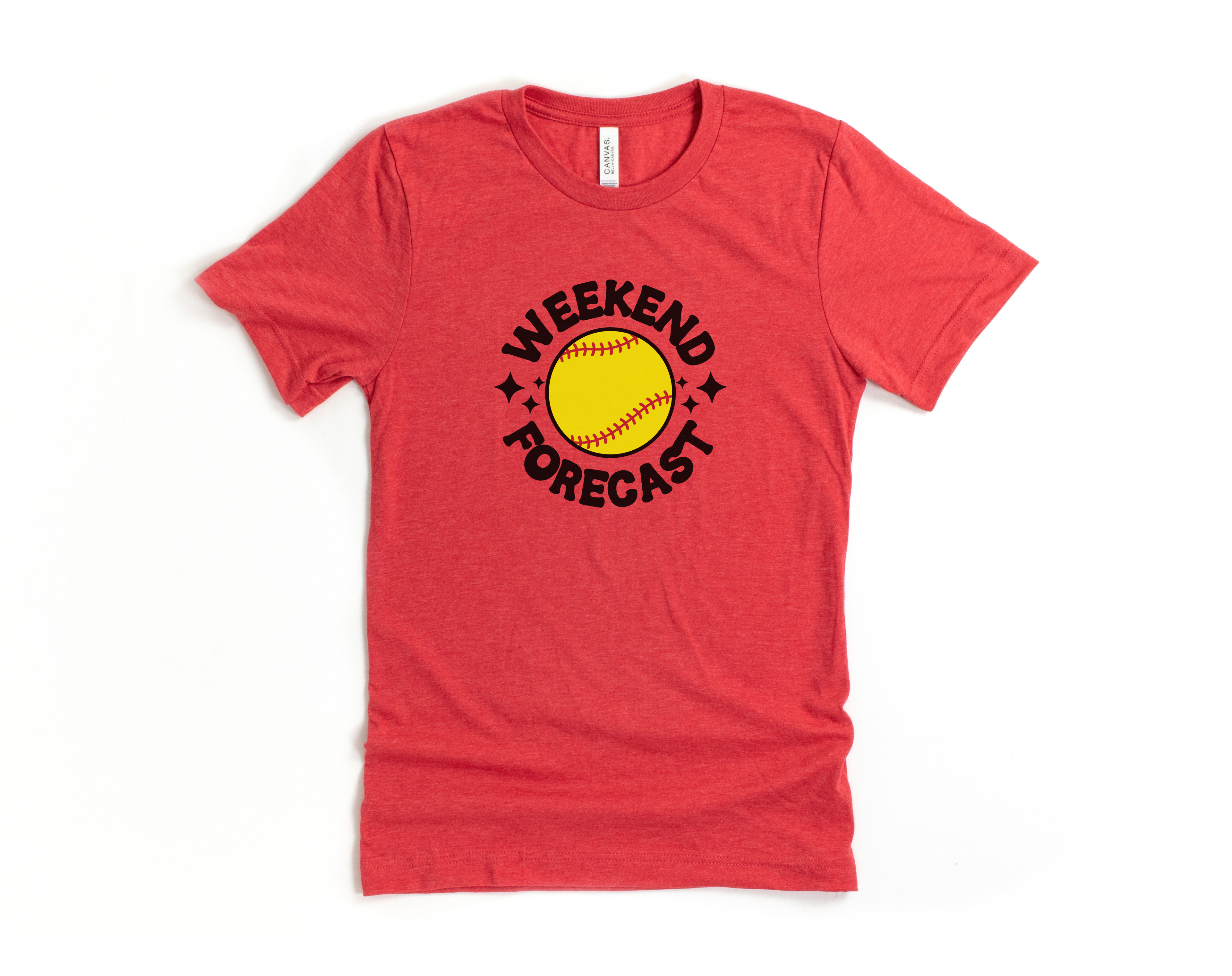 Softball Weekend Forecast Short Sleeve Tee