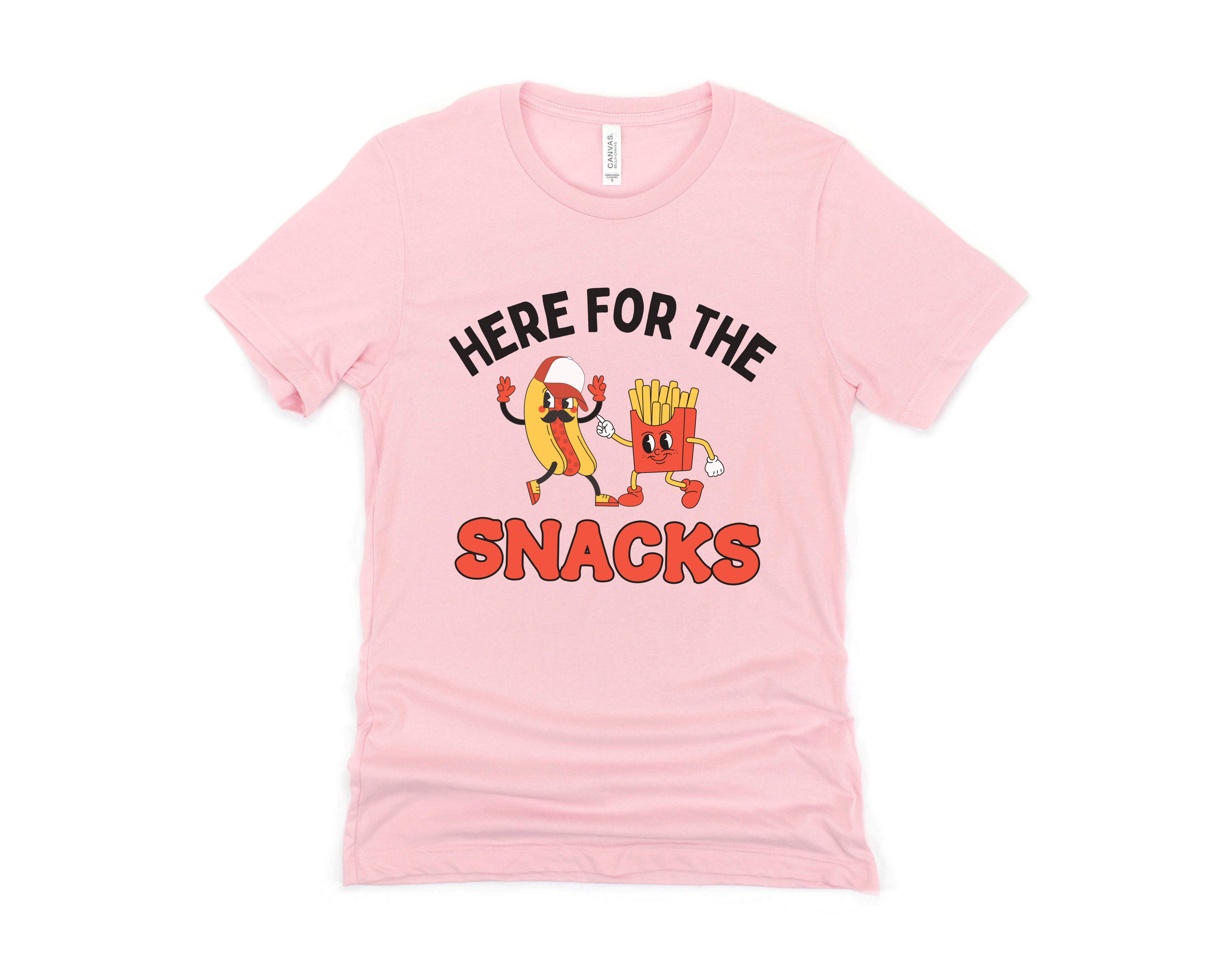 Here For The Snacks Short Sleeve Tee