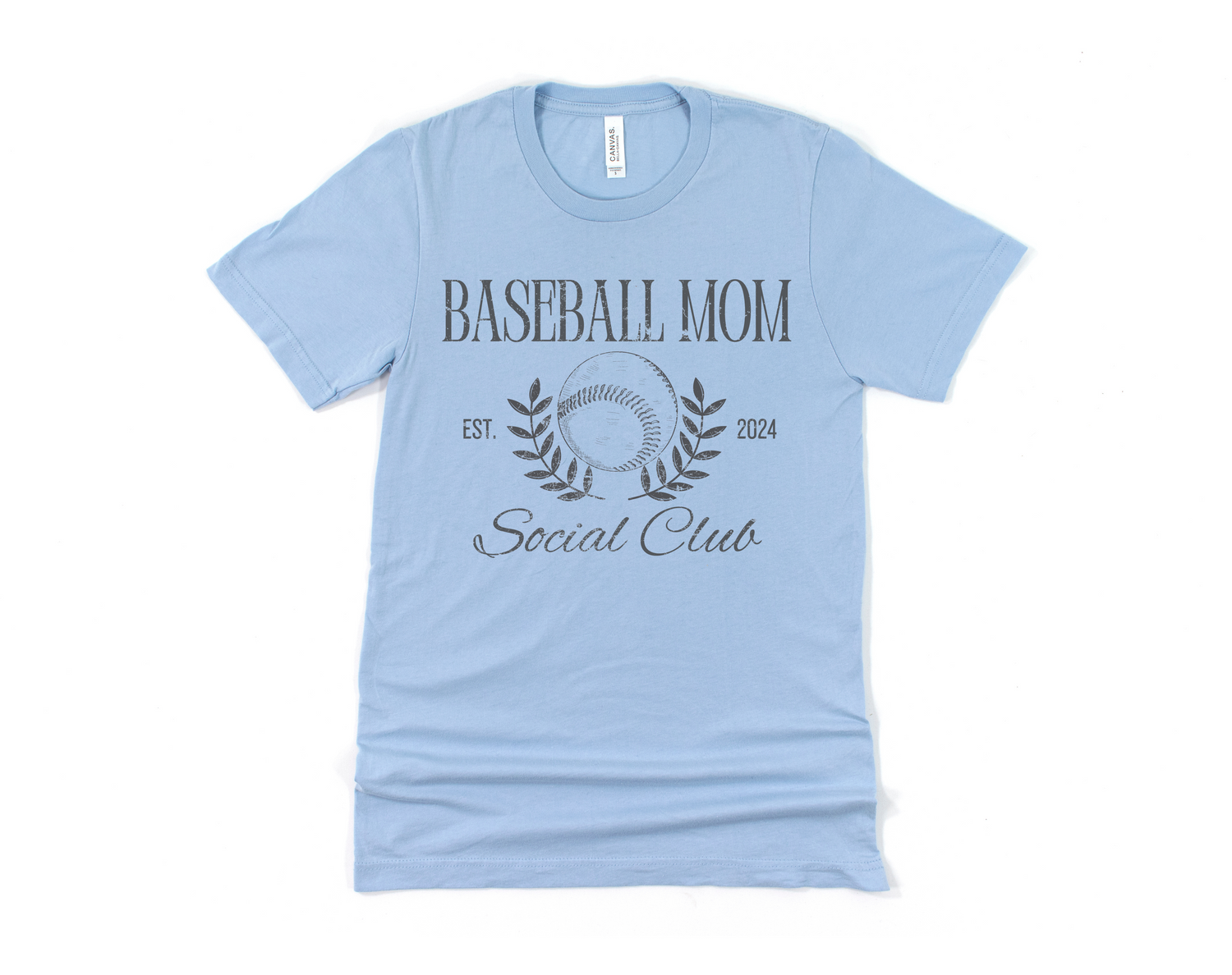 Baseball Mom Social Club Short Sleeve Tee