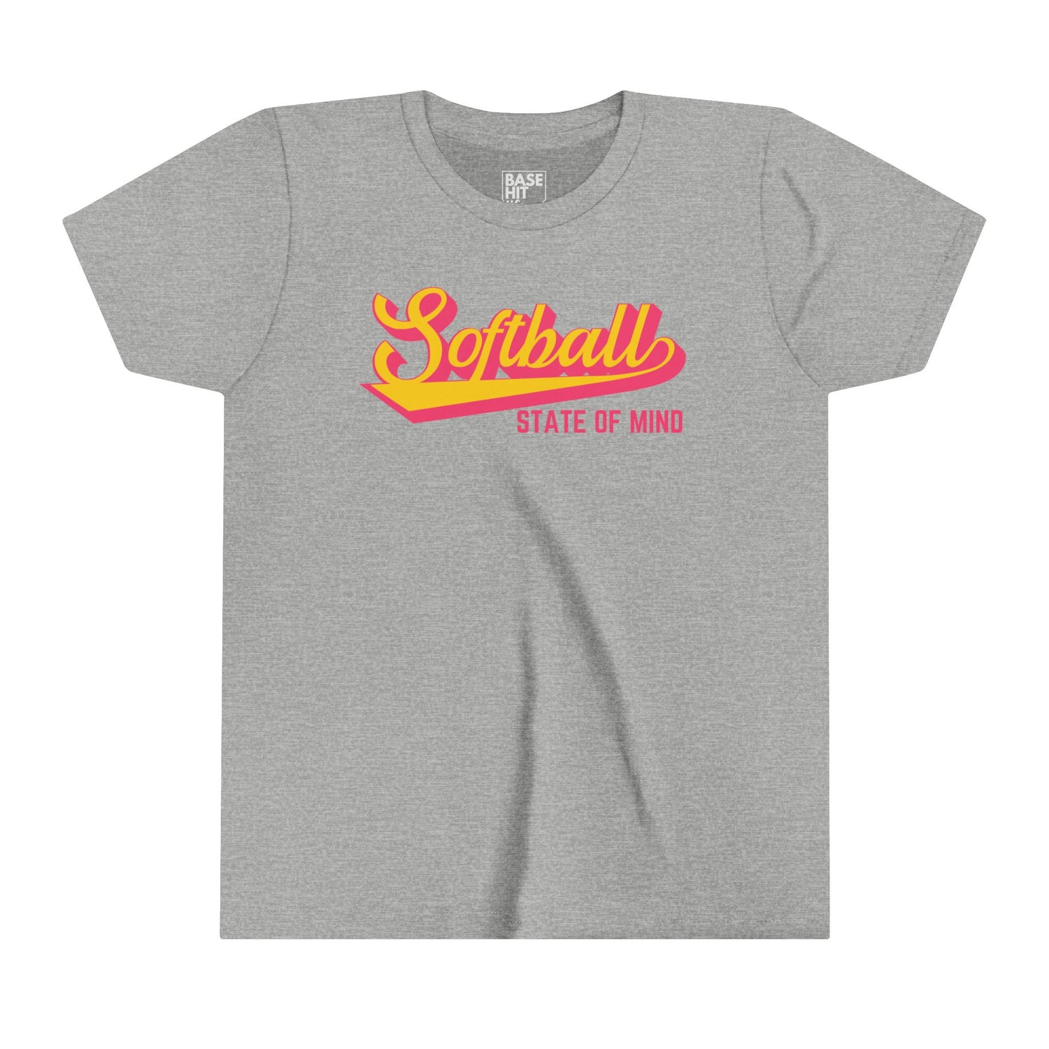 Youth Softball State of Mind Short Sleeve Tee