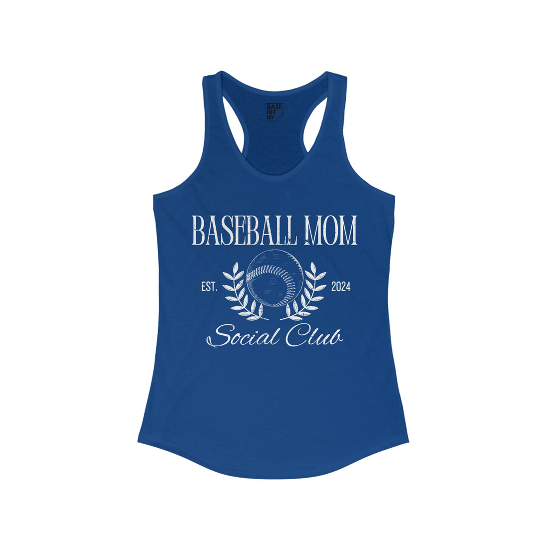 Baseball Mom Social Club Racerback Tank