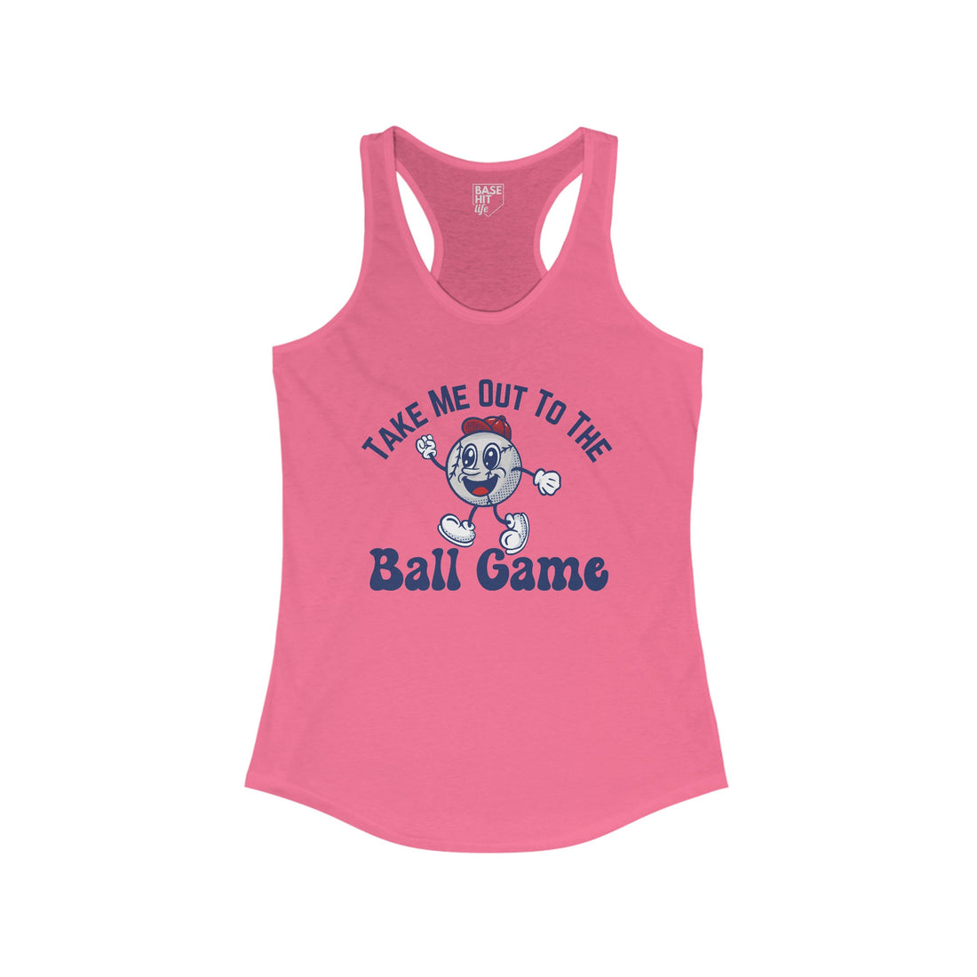 Take Me Out to the Ball Game Racerback Tank