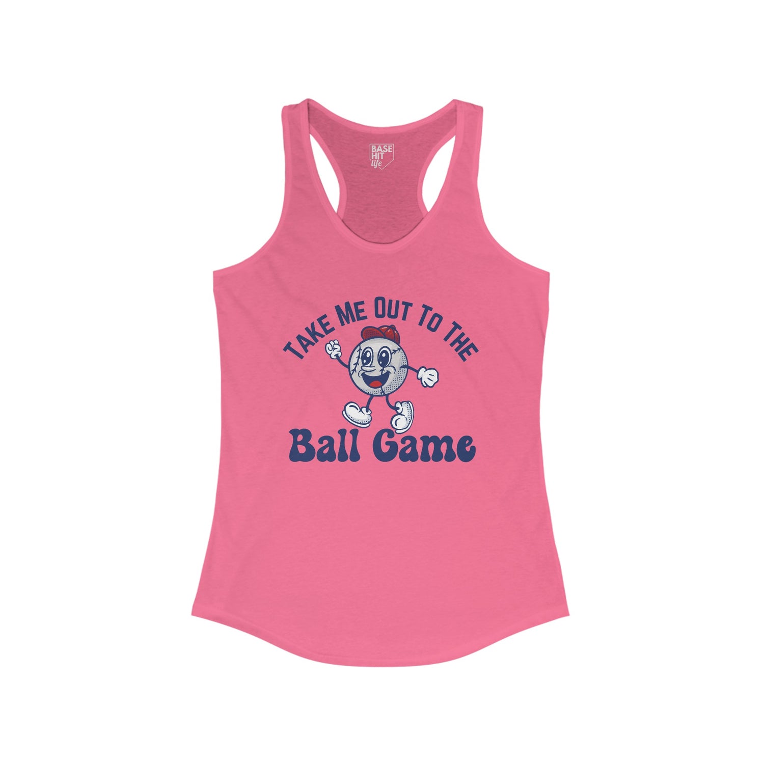 Take Me Out to the Ball Game Racerback Tank