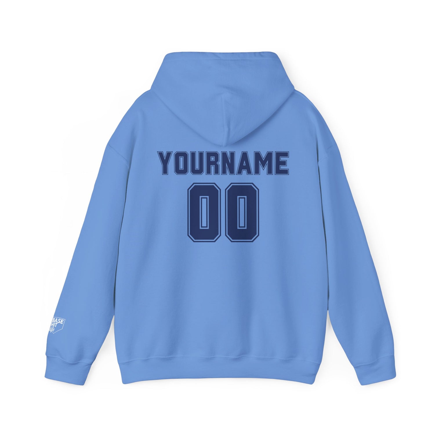 Custom Baseball-Softball Player Name and Number Hoodie