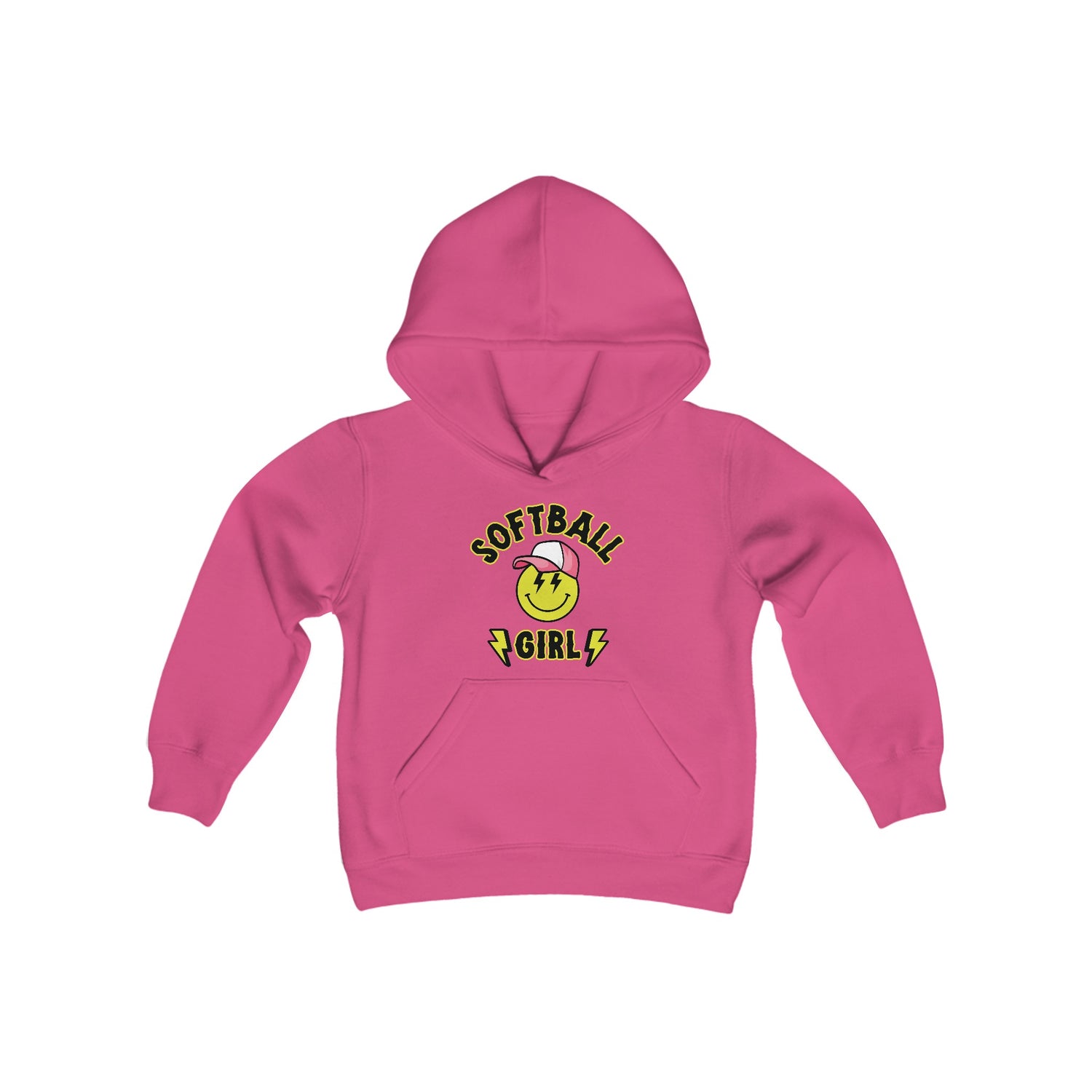 Youth Softball Girl Hoodie