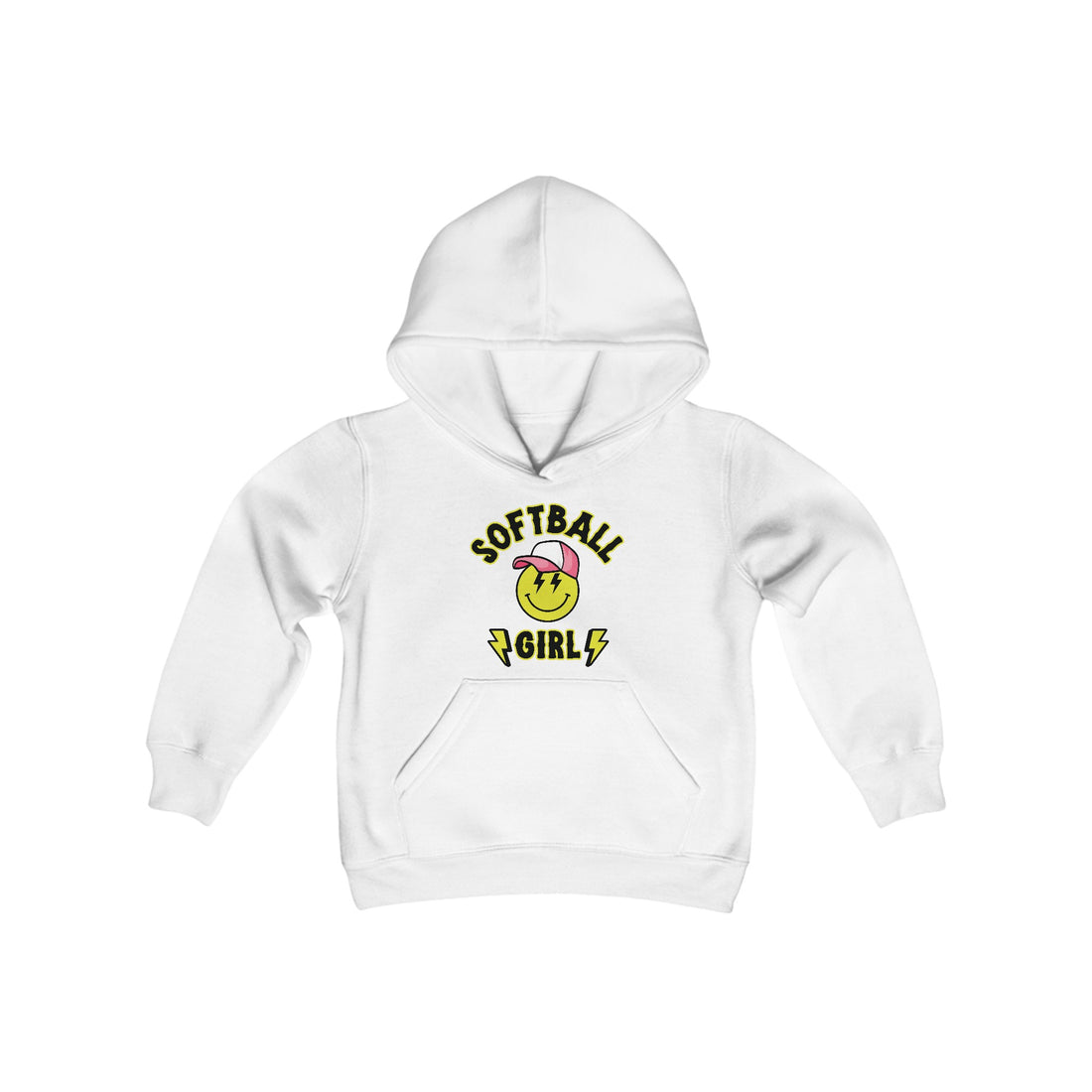 Youth Softball Girl Hoodie