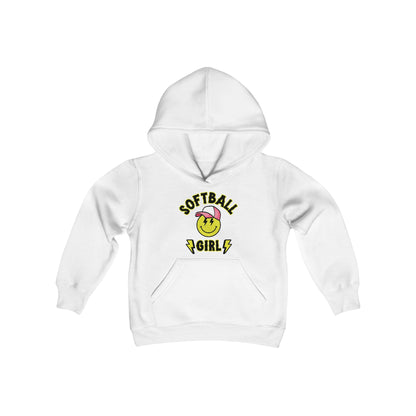 Youth Softball Girl Hoodie