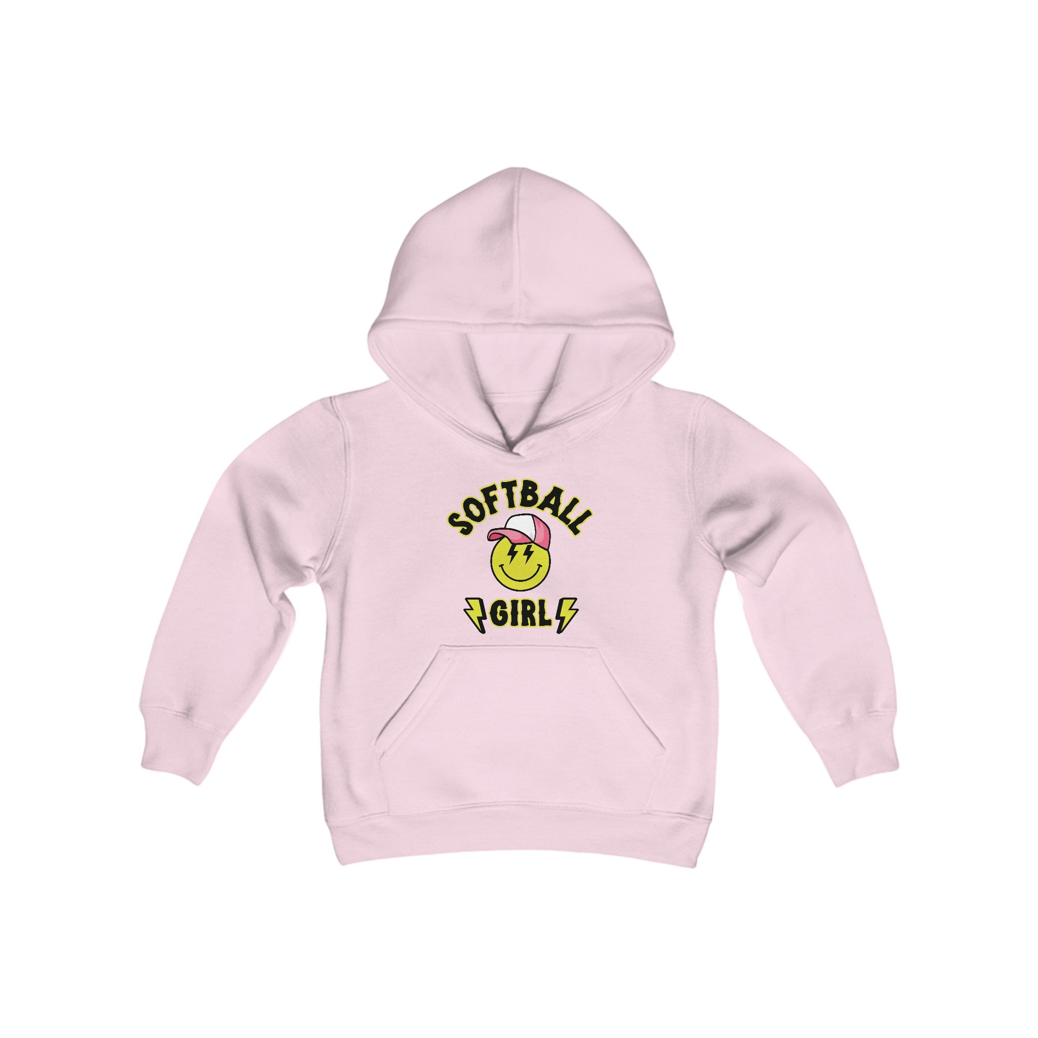 Youth Softball Girl Hoodie