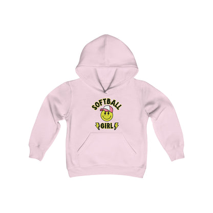 Youth Softball Girl Hoodie