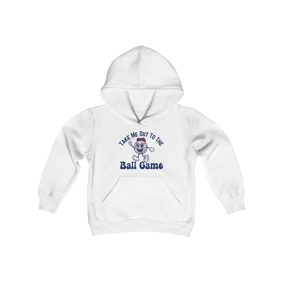 Youth Take Me Out to the Ball Game Hoodie