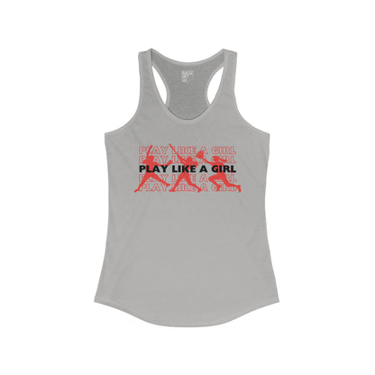 Play Like a Girl Racerback Tank