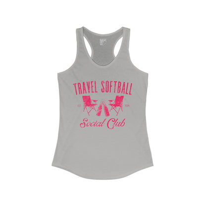 Travel Softball Social Club Racerback Tank