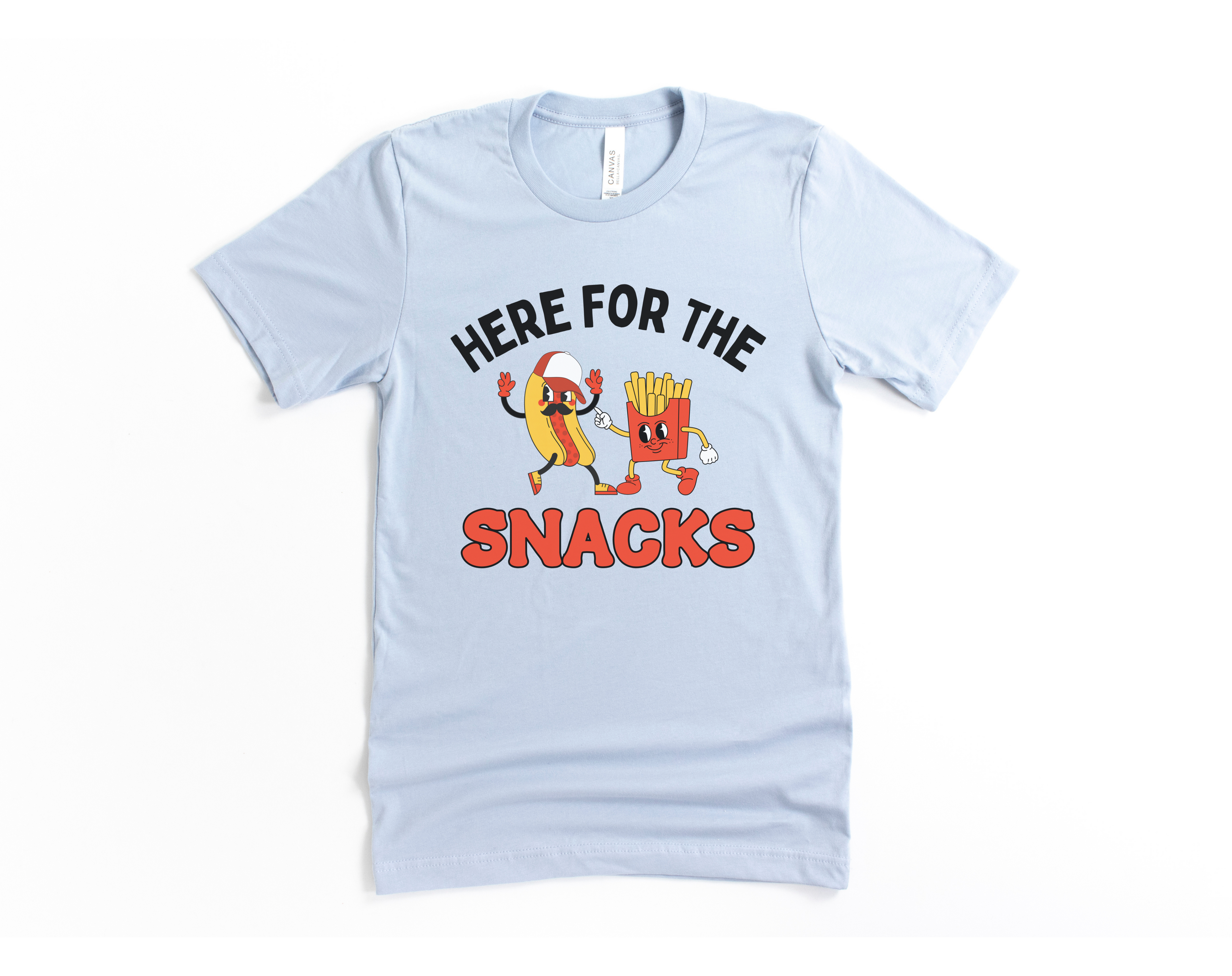 Here For The Snacks Short Sleeve Tee