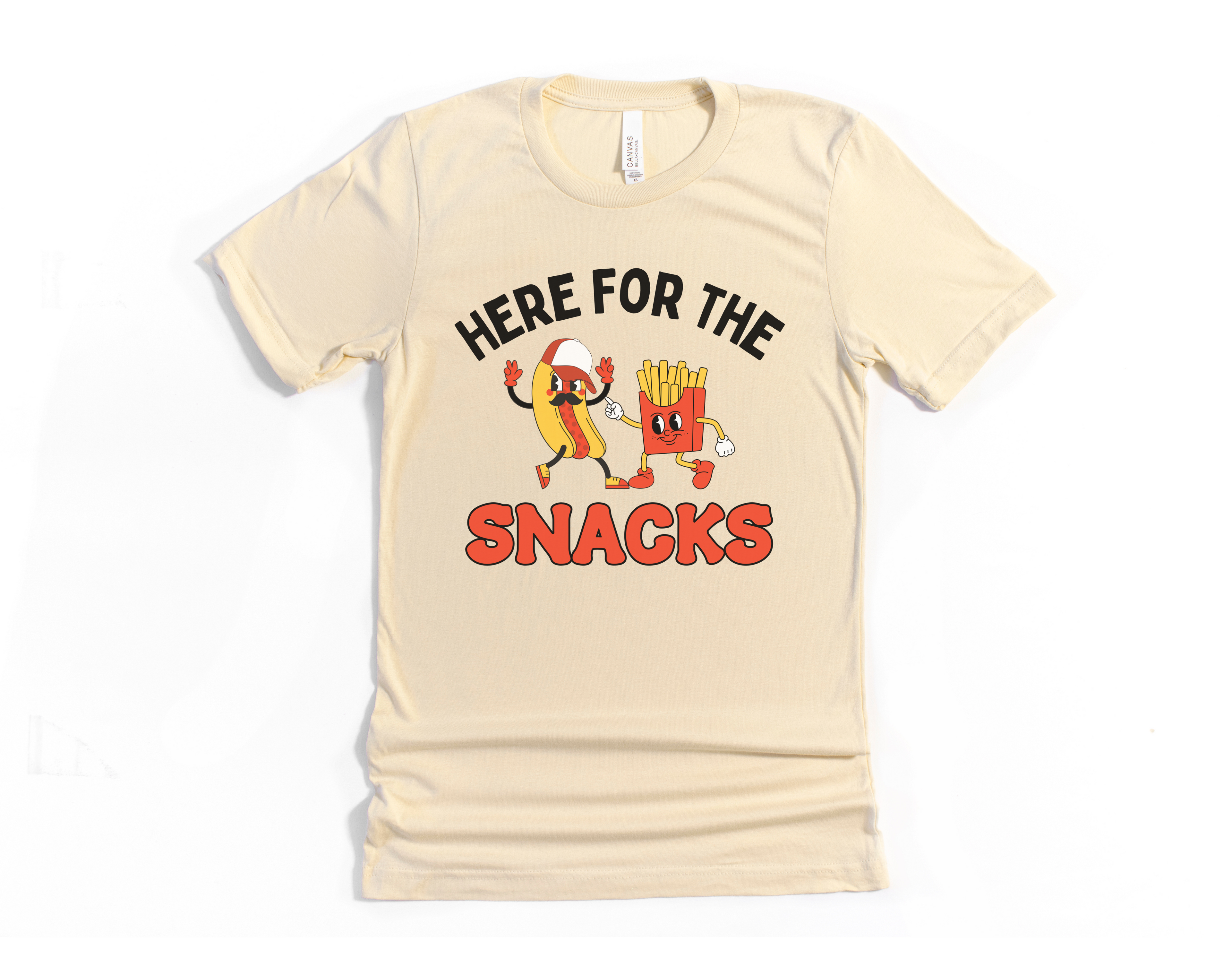 Here For The Snacks Short Sleeve Tee