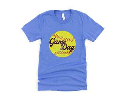 Softball Game Day Short Sleeve Tee