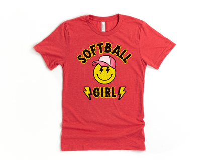 Softball Girl Short Sleeve Tee