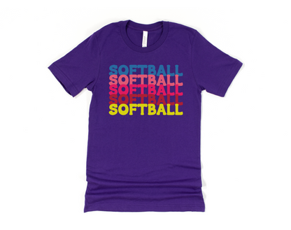 Softball Short Sleeve Tee