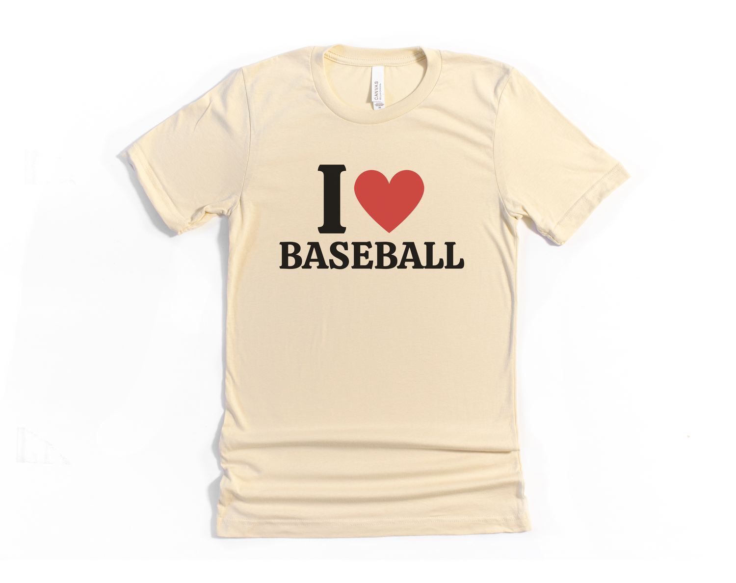 I Heart Baseball Short Sleeve Tee