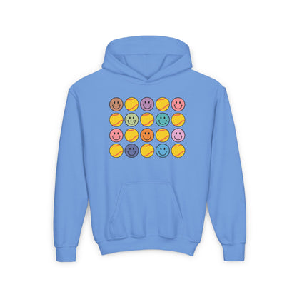 Youth Smiles and Softballs Hoodie