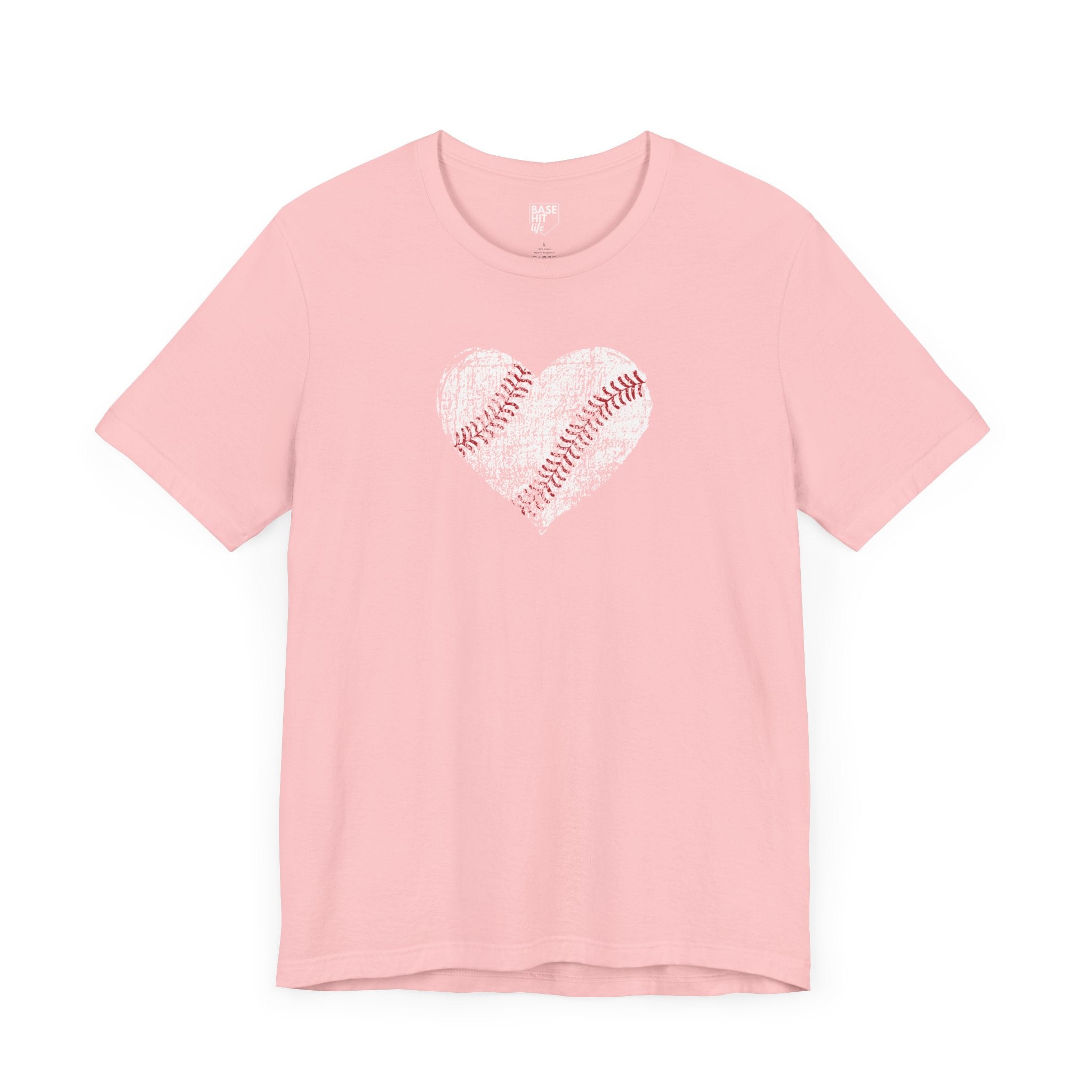 Baseball Heart Short Sleeve Tee