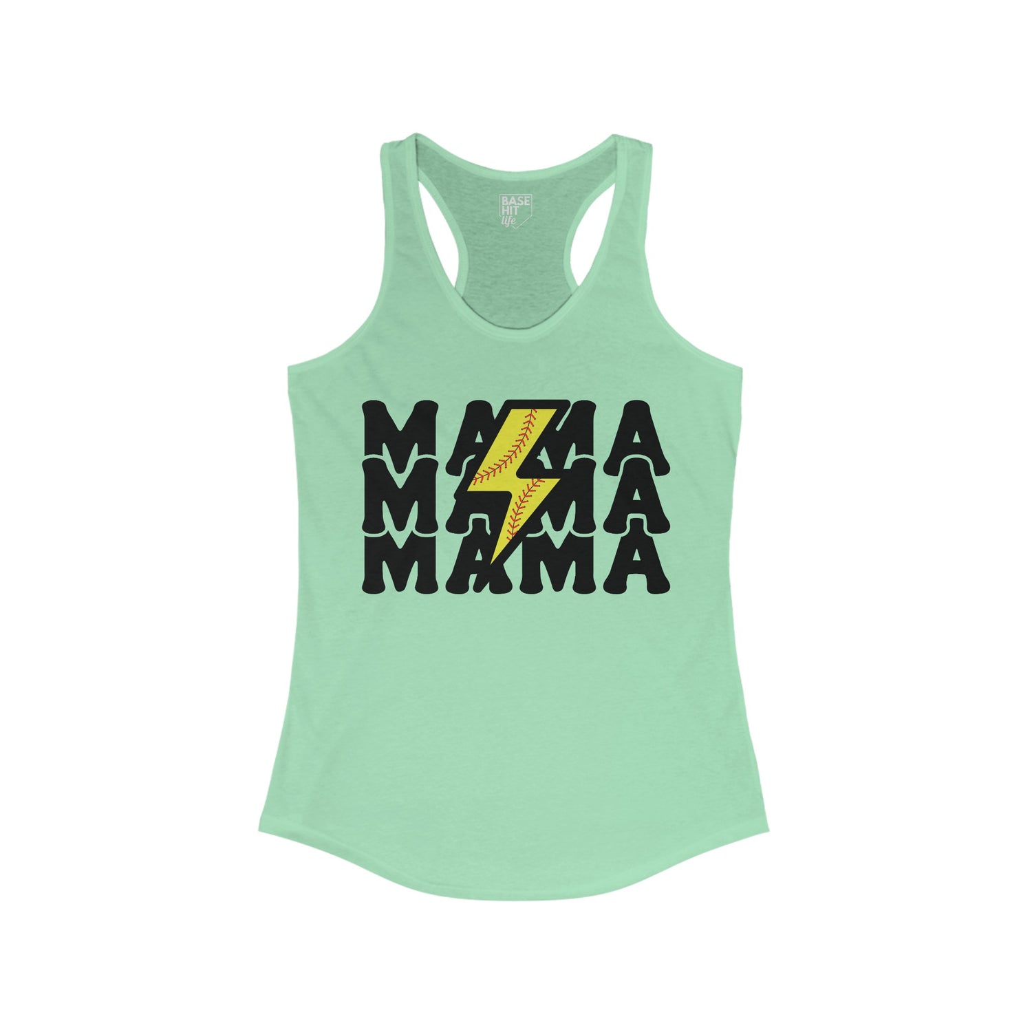 Softball Mama Racerback Tank