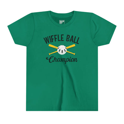 Youth Wiffle Ball Champion Short Sleeve Tee