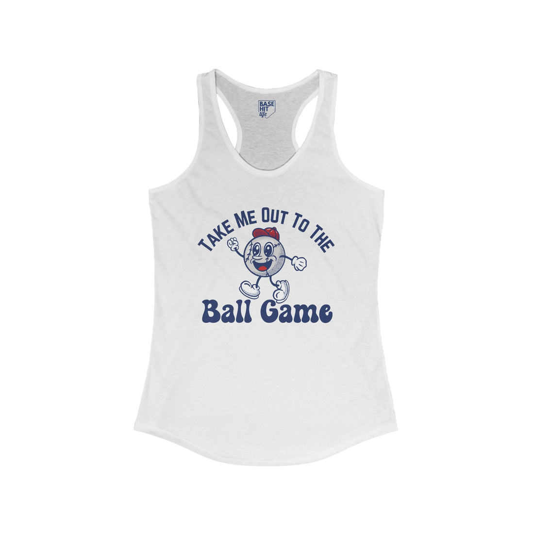 Take Me Out to the Ball Game Racerback Tank