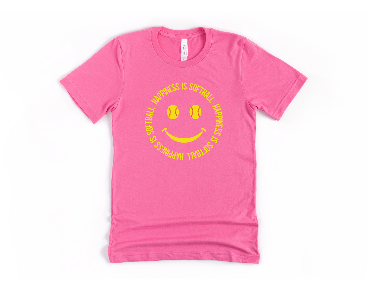 Happiness is Softball Short Sleeve Tee