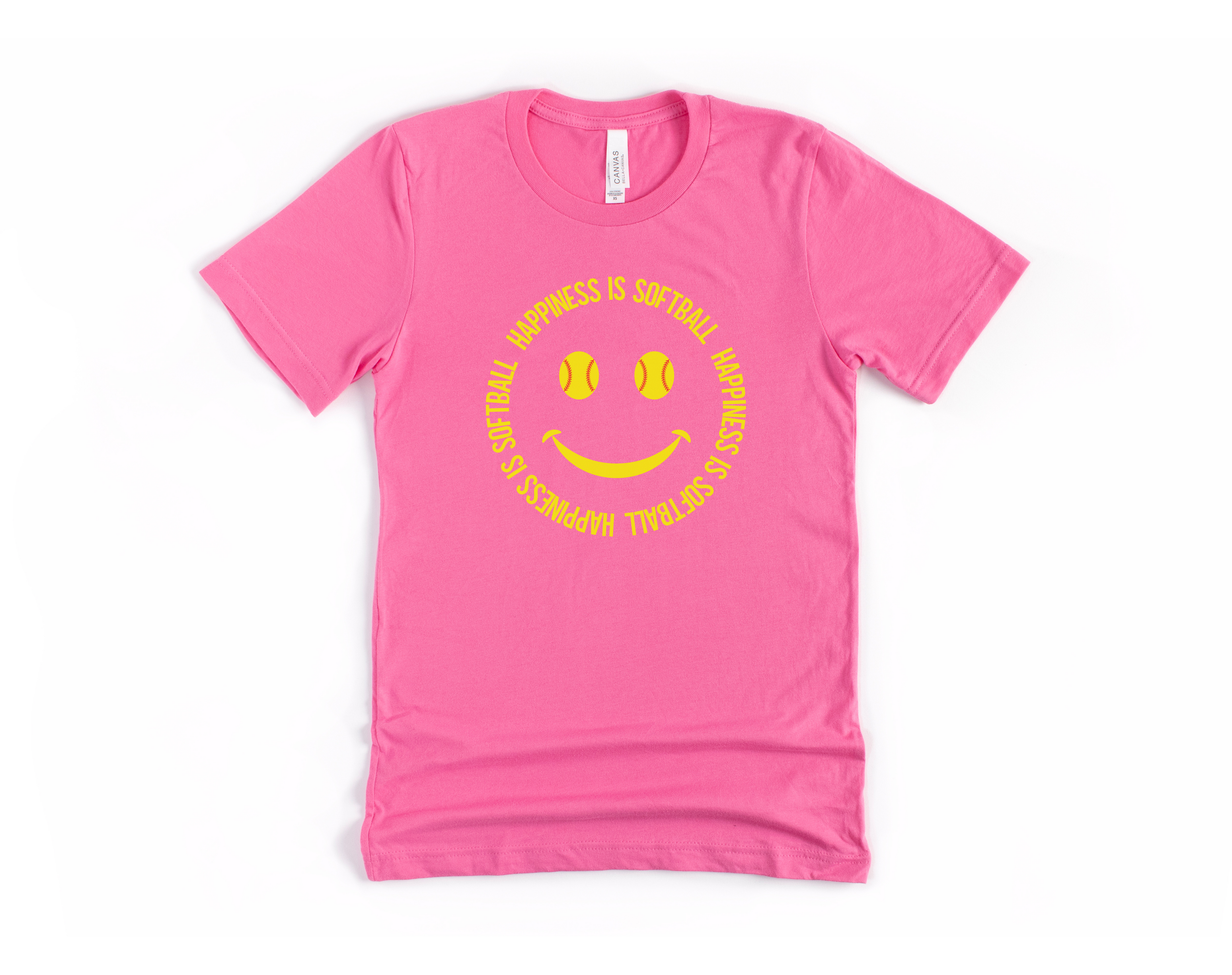 Happiness is Softball Short Sleeve Tee